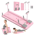 Tabla de Pilates Reformadora Plegable — Mini Reformer Portátil con Resistencia, Pedales y Mat Incluido